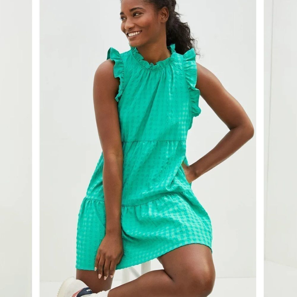 NWT Anthropologie Maeve Lida Ruffled Mini Dress 2X #133